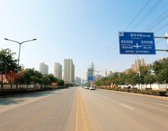 陕西市曲江新区雁环中路道路